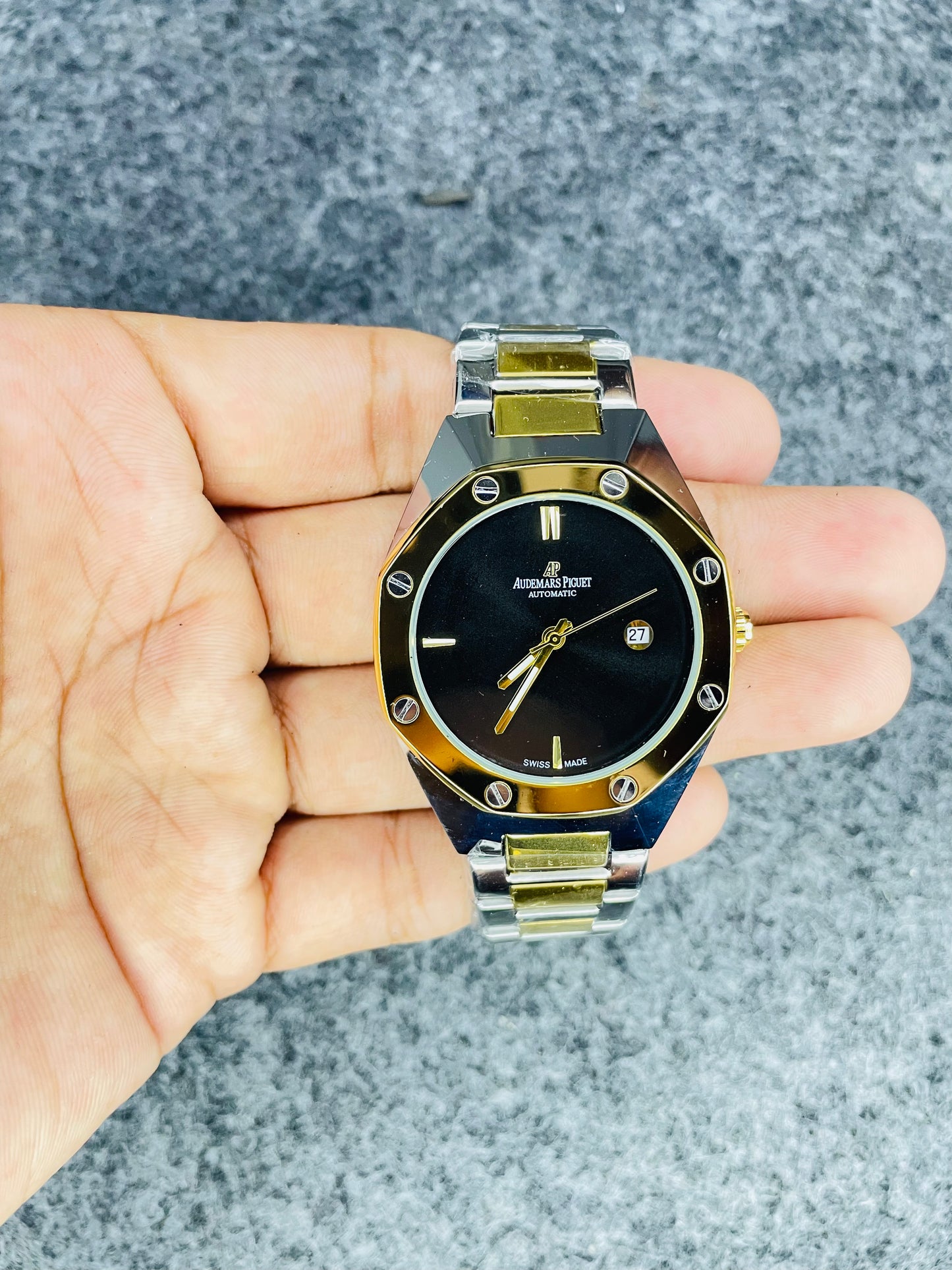 Audemars Piguet Automatic Gold Two-Tone Black