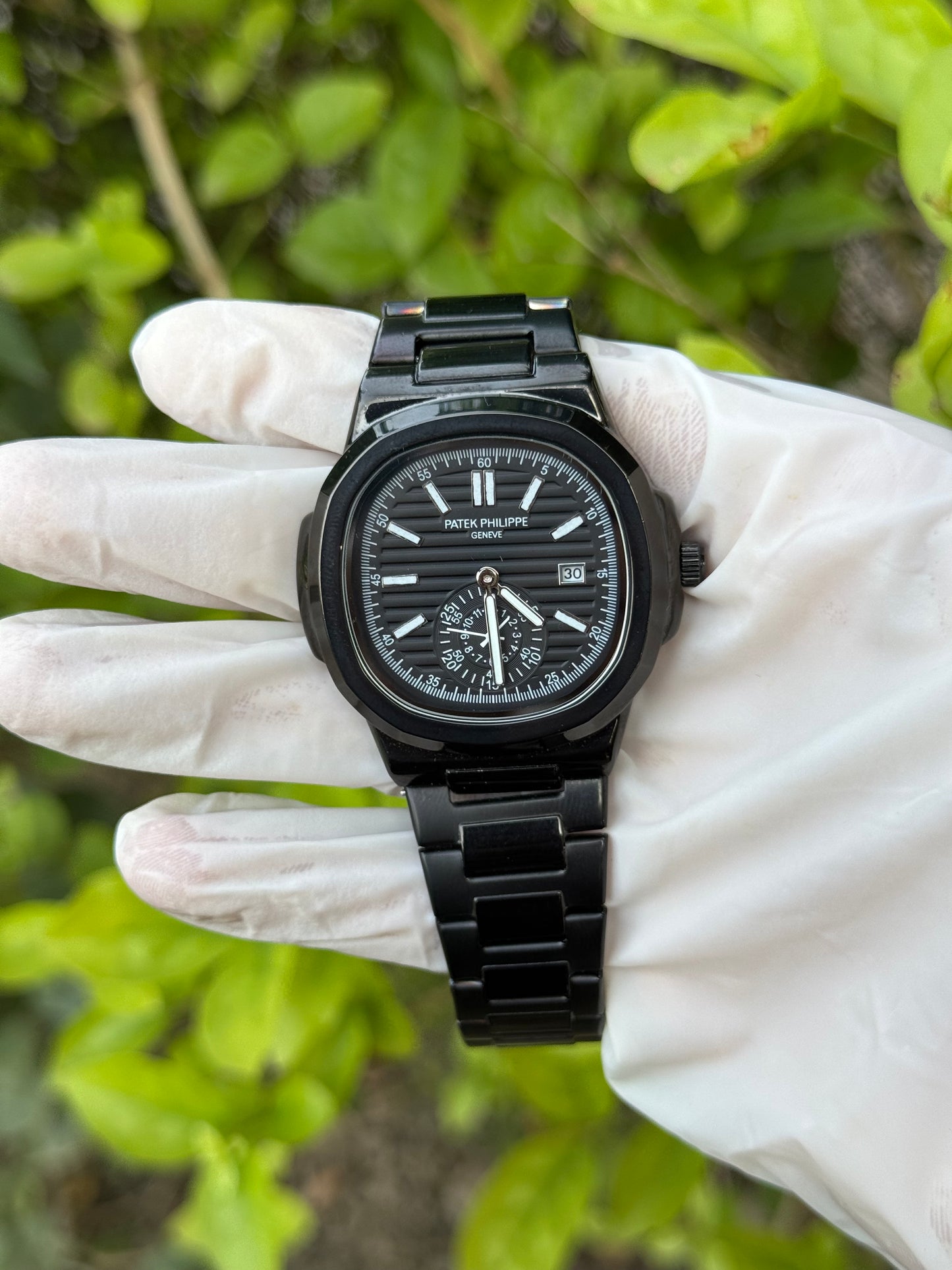 Patek Philippe Double Dial Full Black