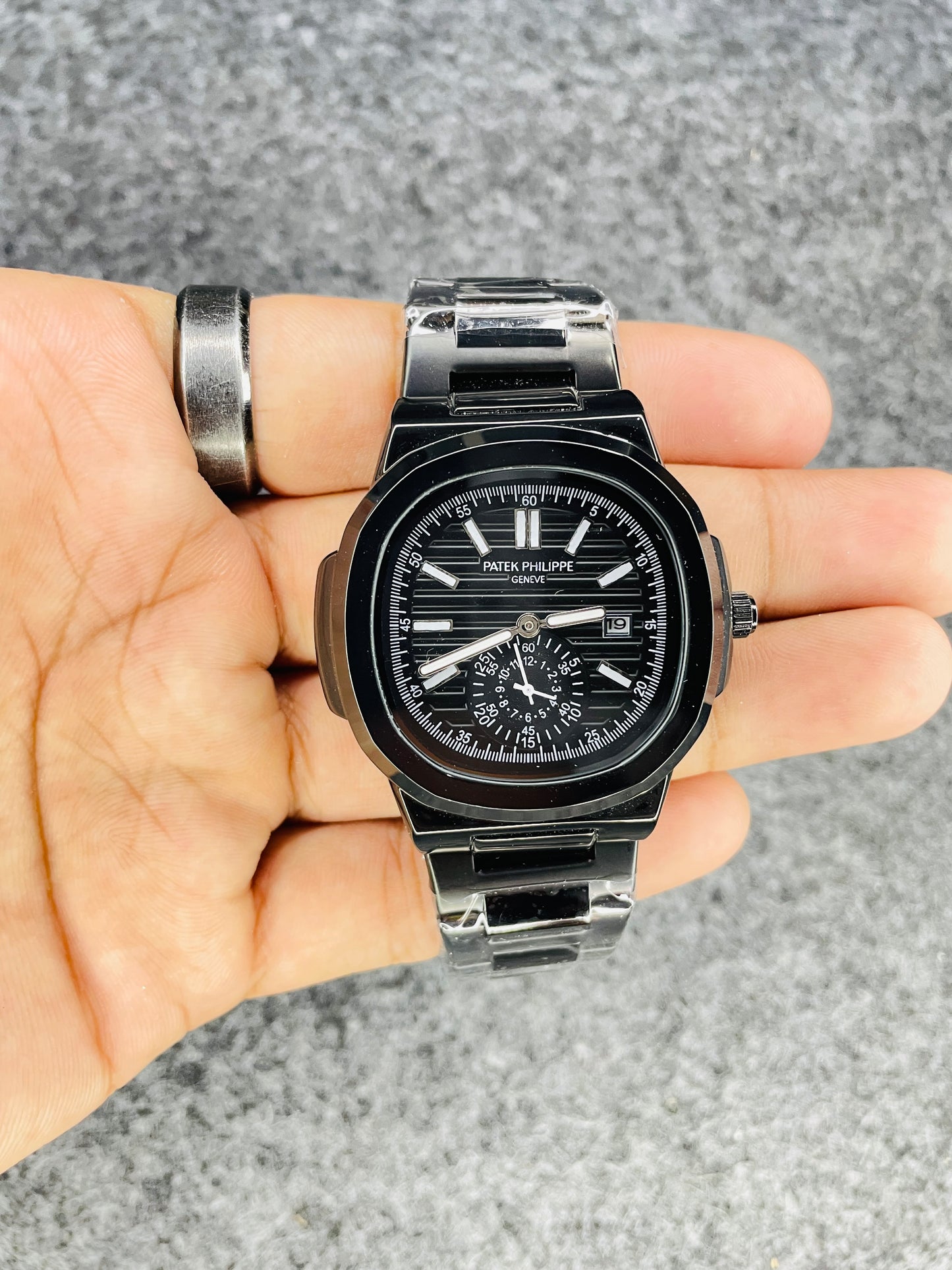 Patek Philippe Double Dial Full Black