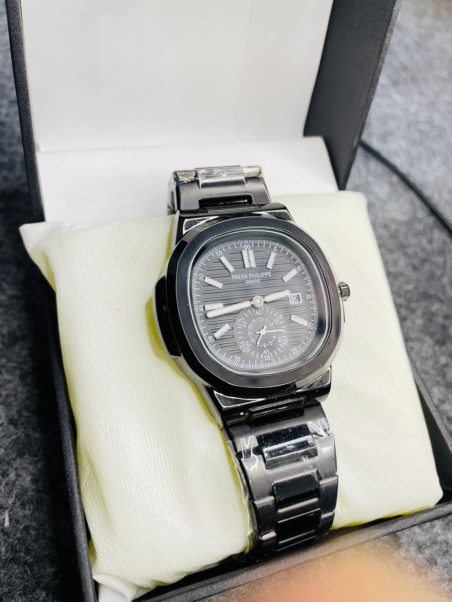 Patek Philippe Double Dial Full Black