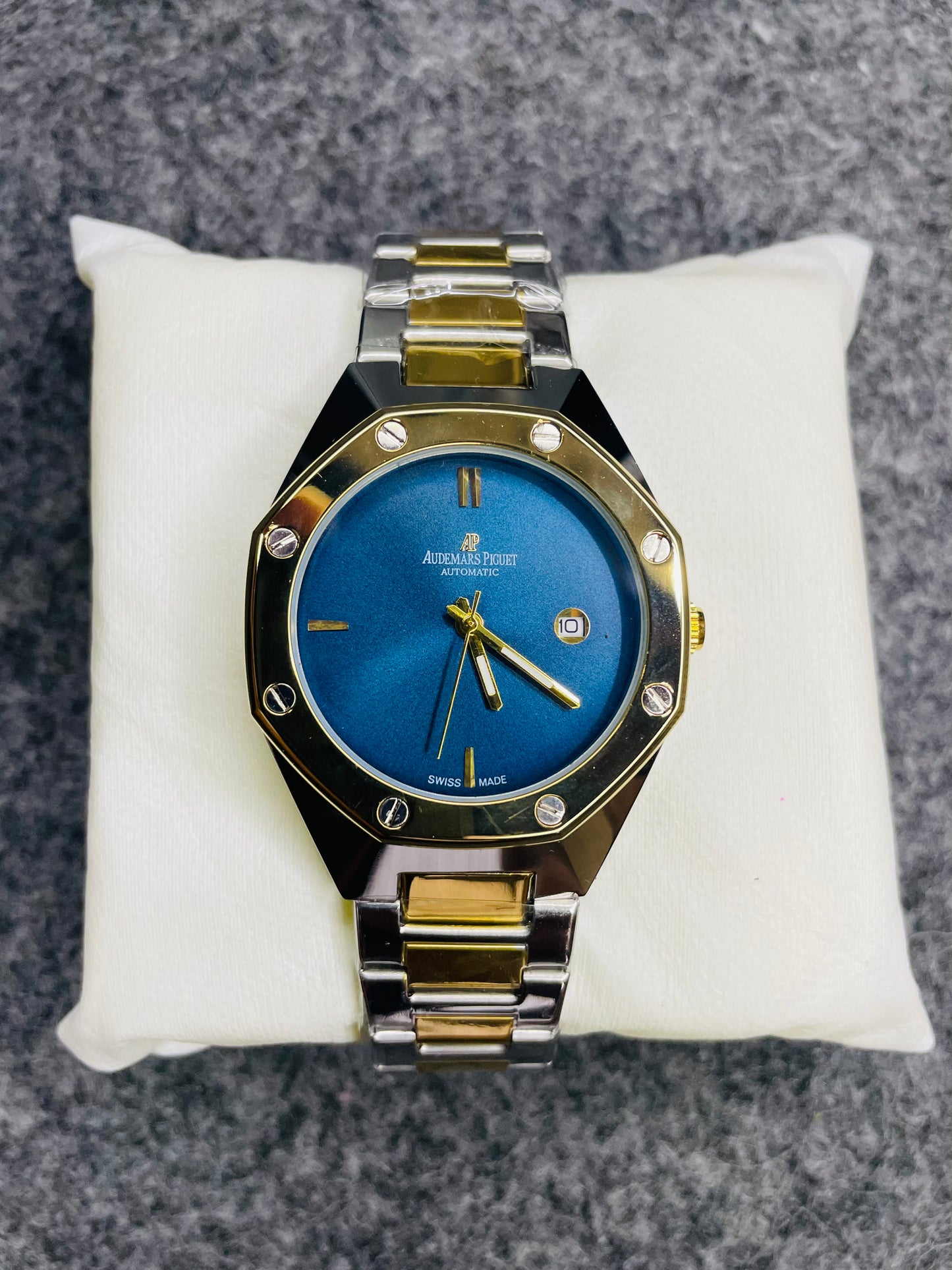 Audemars Piguet Automatic Gold Two-Tone Blue